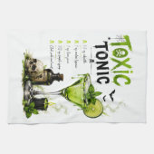 Toxisches Tonic-Rezept Geschirrtuch (Horizontal)