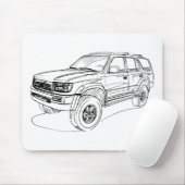 Toy 4Runner gen3 1996+ Mousepad (Mit Mouse)