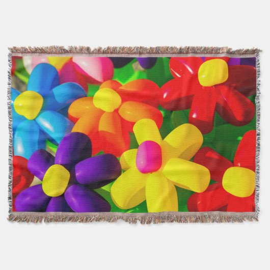 Toy Balloon Blume Decke (Vorderseite)