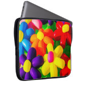 Toy Balloon Blume Laptopschutzhülle (Vorne Rechts)