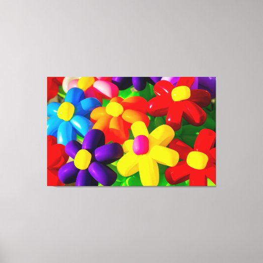 Toy Balloon Blume Leinwanddruck (Vorderseite)