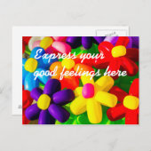 Toy Balloon Blume Postkarte (Vorne/Hinten)