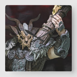 Toy Druid Quadratische Wanduhr