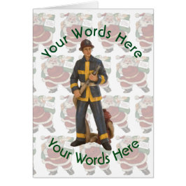 Toy Fireman Custom Christmas