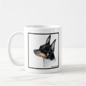 Toy Fox Terrier Art von Glenda S. Harlan Kaffeetasse (Links)