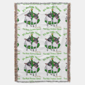 Toy Fox Terrier Christmas Decke (Vorderseite Vertikal)