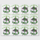 Toy Fox Terrier Christmas Geschenkpapier (Flach)