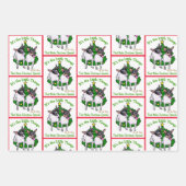 Toy Fox Terrier Christmas Geschenkpapier Set (Vorderseite 2)