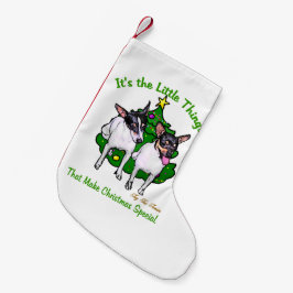 Toy Fox Terrier Christmas Kleiner Weihnachtsstrumpf