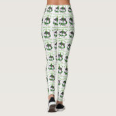 Toy Fox Terrier Christmas Leggings (Rückseite)