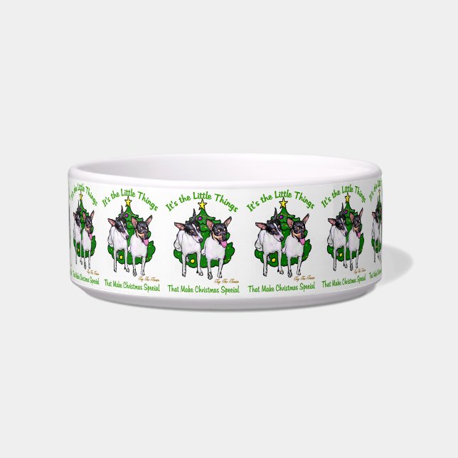 Toy Fox Terrier Christmas Napf (Vorderseite)