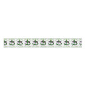 Toy Fox Terrier Christmas Ripsband (Vorderseite)