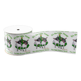 Toy Fox Terrier Christmas Ripsband