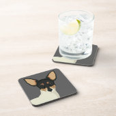 Toy Fox Terrier Getränkeuntersetzer (Rechte Seite)