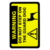 Toy Fox Terrier Guard Hundeschwarnung Magnet (Vertikal)