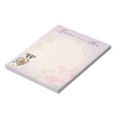 Toy Fox Terrier Heart Mama Notepad Notizblock (Rotiert)