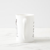Toy Fox Terrier Mama Knochen China Tasse (Rückseite)