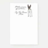 Toy Fox Terrier Mama Post-It-Notes Post-it Klebezettel (Vorderseite)