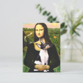 Toy Fox Terrier - Mona Lisa Postkarte (Stehend Vorderseite)