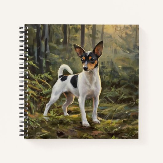 Toy Fox Terrier Notizblock (Vorderseite)