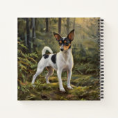 Toy Fox Terrier Notizblock (Rückseite)