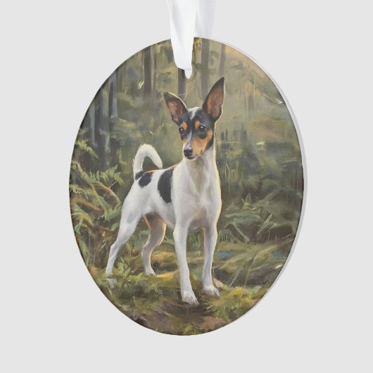 Toy Fox Terrier Ornament (Vorderseite)