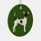 Toy Fox Terrier Ornament (Rechts)