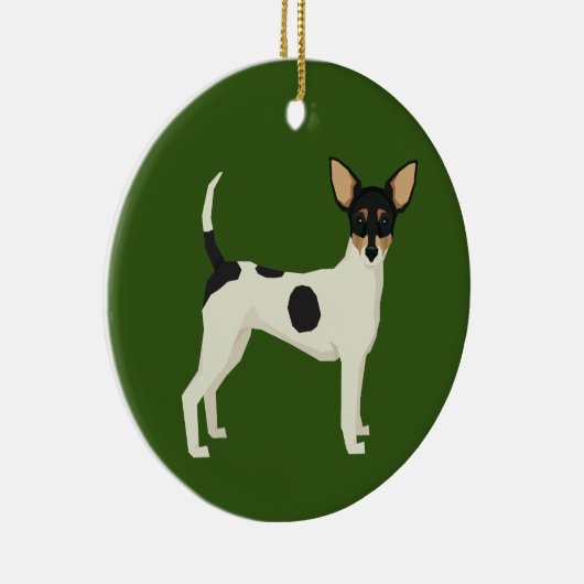 Toy Fox Terrier Ornament (Rechts)