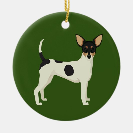 Toy Fox Terrier Ornament (Vorne)