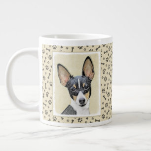 Toy Fox Terrier Painting - Niedliche Original Dog  Jumbo-Tasse