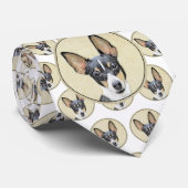 Toy Fox Terrier Painting - Niedliche Original Dog  Krawatte (Gerollt)