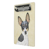 Toy Fox Terrier Painting - Niedliche Original Dog  Mini Klemmbrett (Gewinkelt2)