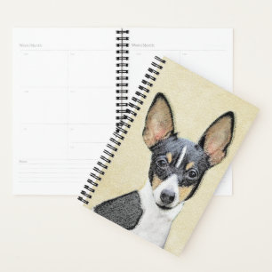 Toy Fox Terrier Painting - Niedliche Original Dog  Planer
