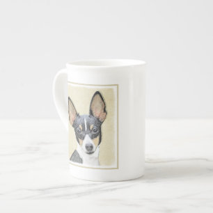 Toy Fox Terrier Painting - Niedliche Original Dog  Porzellantasse
