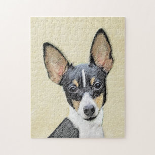Toy Fox Terrier Painting - Niedliche Original Dog  Puzzle