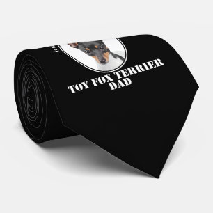 Toy Fox Terrier Papa Krawatte