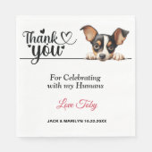 Toy Fox Terrier Paper Napkins Serviette (Vorderseite)