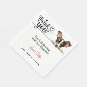 Toy Fox Terrier Paper Napkins Serviette (Ecke)