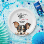 Toy Fox Terrier Pappteller (Party)