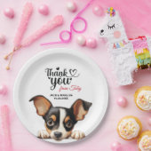 Toy Fox Terrier Pappteller (Party)