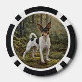 Toy Fox Terrier Pokerchips (Rückseite)