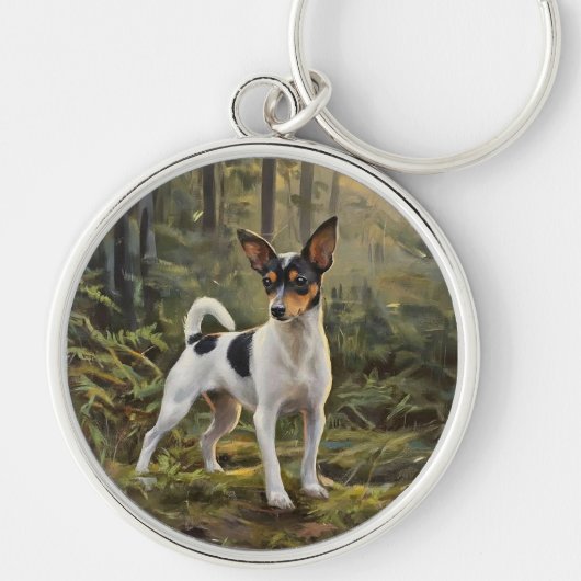 Toy Fox Terrier Schlüsselanhänger (Vorne)