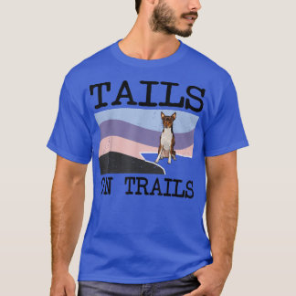 Toy Fox Terrier Schwänze auf Wanderwegen Funny Dog T-Shirt