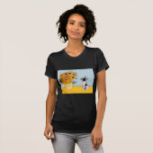 Toy Fox Terrier - Sonnenblumen T-Shirt (Vorne ganz)