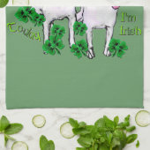 Toy Fox Terrier St Pattys Geschirrtuch (Gefaltet)