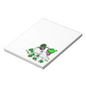 Toy Fox Terrier St Pattys Notizblock (Rotiert)