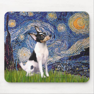 Toy Fox Terrier - Starry Night Mousepad