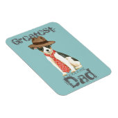 Toy Fox Terrier Vater Magnet (Rechte Seite)