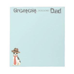 Toy Fox Terrier Vater Notizblock
