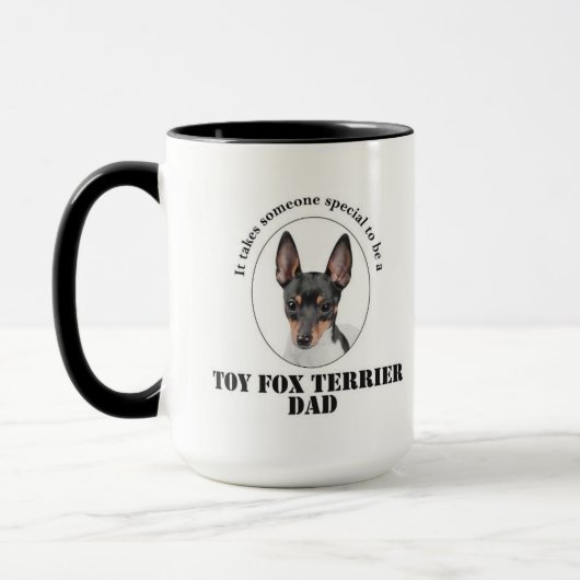 Toy Fox Terrier Vater Tasse (Links)